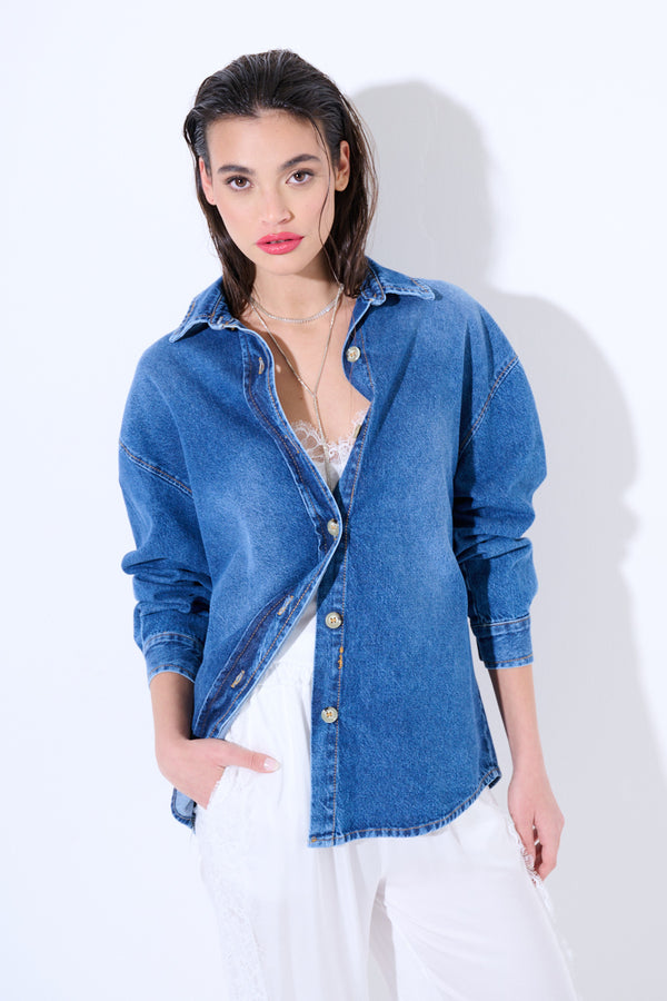 CAMICIA JEANS KIKISIX